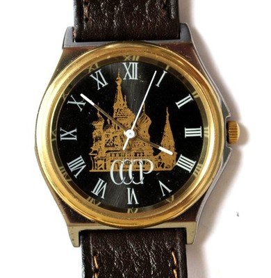 1992 Wrist Watch Luch Numbered Made USSR  Limited Edition St Basel Cathedral #48