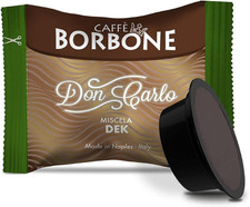 Don Carlo, Dek Decaffeinated Coffee Blend - 50 Capsules - Compatible with Lavazz 0.35 per lighter