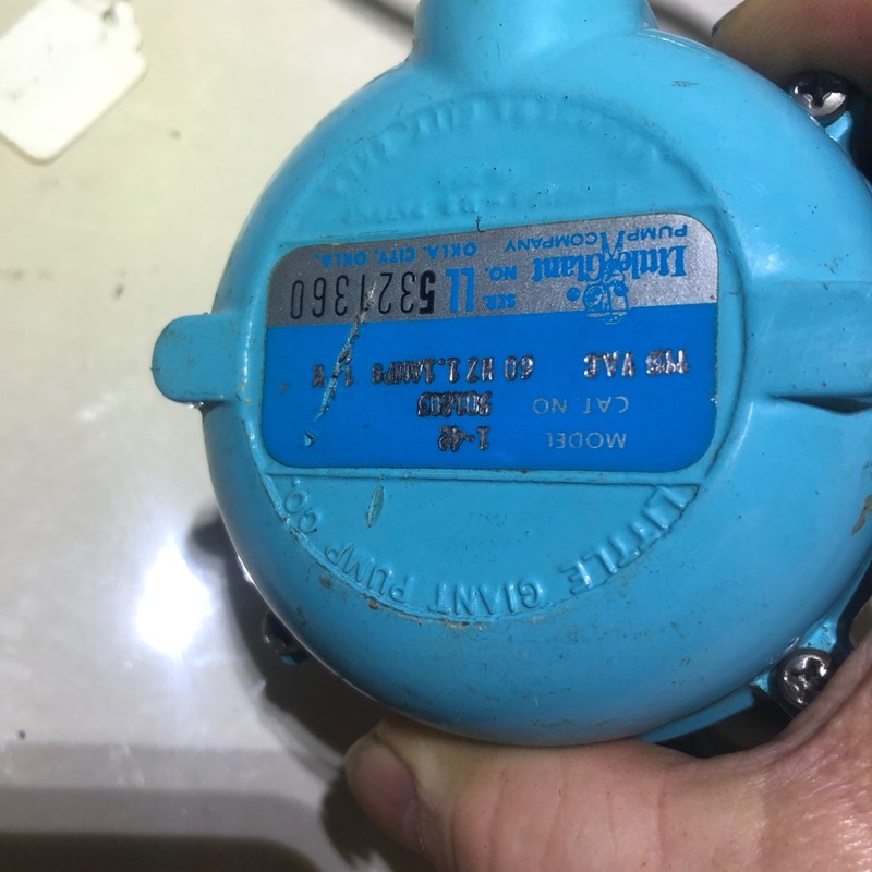 little giant  parts washer pump submersible