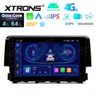 For Honda Civic 9 inch Android 14 Octa Core Head Unit 4GB RAM 64G 4G LTE CarPlay