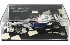1/43 BMW Sauber F1.07 R. Kubica #10 White x Blue Diecast
