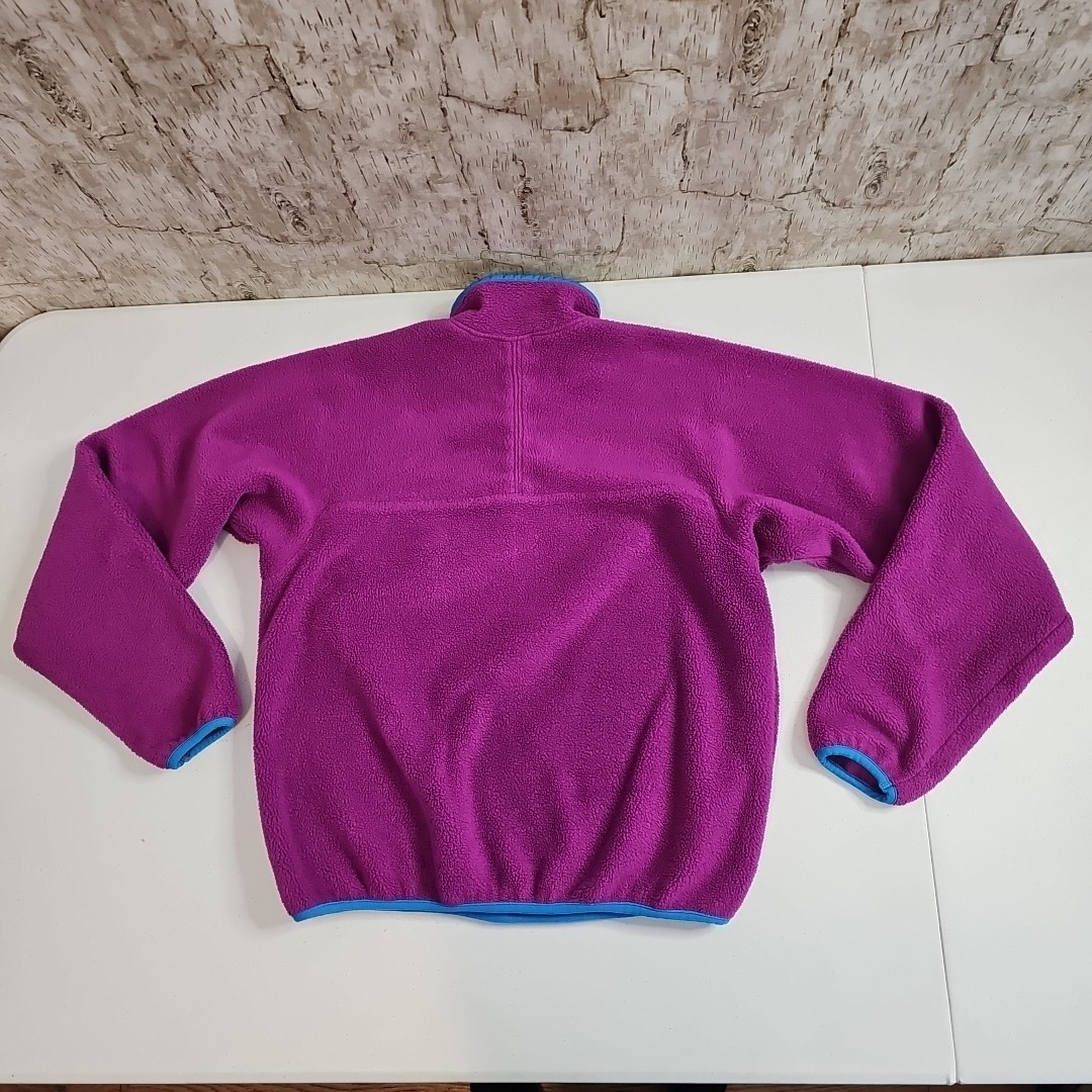 90s patagonia パープル フリース トレーナー Vintage Patagonia Synchilla Fleece Purple Snap T Pullover Women S