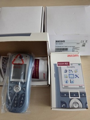 Ascom i62  Wifi IP Phone WLAN Voip SIP Telefon + Ladeschale + Akku - NEU