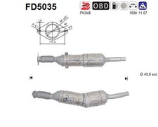 AS DPF Rußpartikelfilter Dieselpartikelfilter FD5035 für MEGANE RENAULT 3 KZ0 CC
