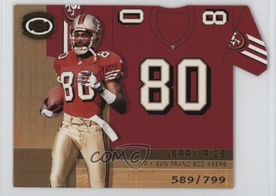2001 Pacific Dynagon Big Numbers 589/799 Jerry Rice #16 HOF p8v
