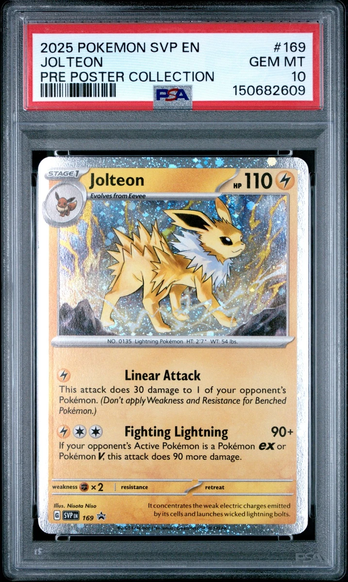 Jolteon Pokémon TCG Professional Sports Authenticator (PSA) Grade
