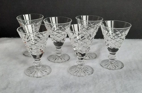 Waterford Crystal Adare  2 7/8" Cordial Glass ~ Vintage Set of 6