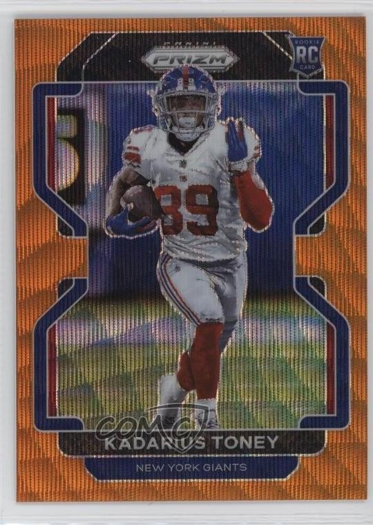 2021 Panini Prizm Orange Wave 3/60 Kadarius Toney #342 Rookie RC 1q1l
