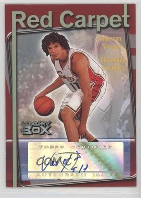 2004 Luxury Box Red Carpet Loge Level 20/30 Anderson Varejao Rookie Auto RC 1u6