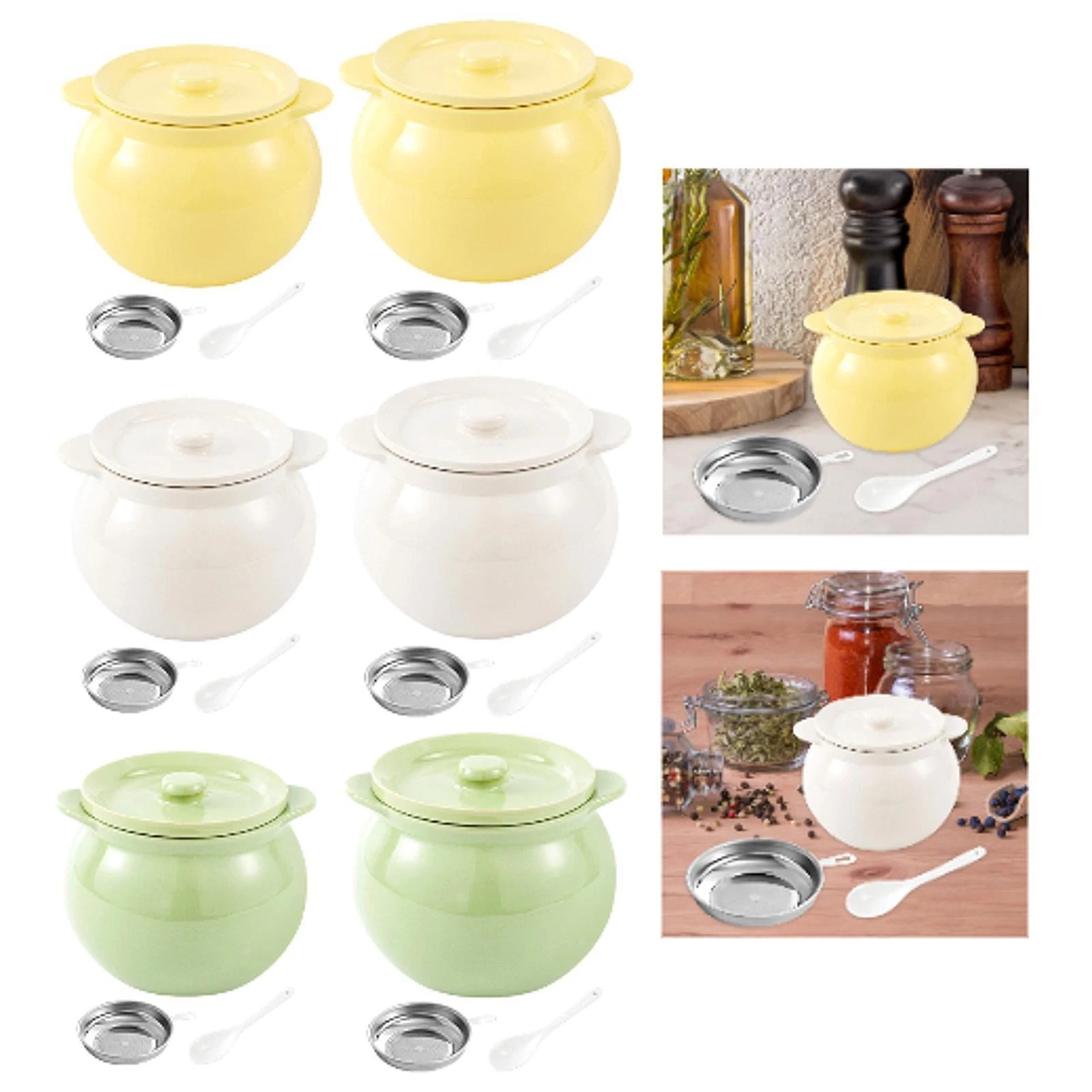 Ceramic Bacon Grease Container Lard Tea Pot Chili Oil Frying Oil Storage Can