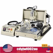 6040 4 Axis CNC Router Metal Engraving Machine Drilling Milling Machine 1.5KW