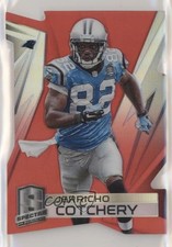 2014 Panini Spectra Red Prizm Die-Cut 3/5 Jerricho Cotchery #60 s3g