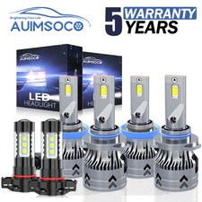 For 2008-2015 Chevrolet Silverado 1500 3500 Led Headlight Hilow Beam Fog Lamp