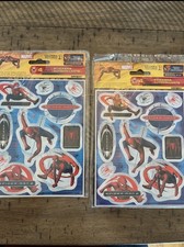 Vintage 2004 Spider-Man 2 Movie Sticker Sheets Manufactured by Marvel