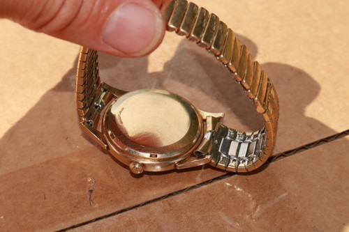 Vintage Vulcain Grand Prix WristWatch 10K Gold Filled Watch 17 Jewel Automatic - Picture 12 of 24