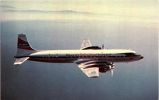 N5900, BARNIFF, BRANIFF International AIRWAYS, Douglas DC-7C Postcard