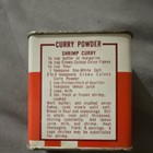Antique Crown Colony Curry Powder Metal Spice Tin Advertising Red White 1965 — photo 3