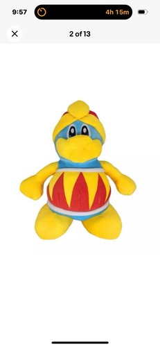 Sanei Kirby Adventure Series All Star Collection King Dedede Doll Toy Plush - Picture 5 of 5
