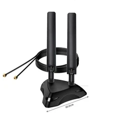 ** NEW WiFi 6E Antenna | Wireless Network Adapter | Tri-Band | 6GHz 5GHz 2.4GHz