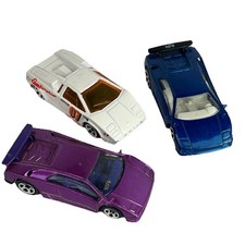 Hot Wheels Lamborghini Diablo Lot purple white blue exotic supercar