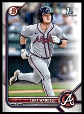 Luke Waddell 2022 Bowman #BP-48 Prospects Atlanta Braves Baseball Card