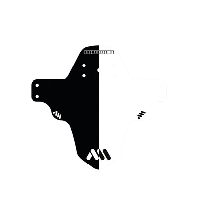 All Mountain Style Mud Guard, Black/White - 2020