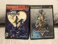 Kingdom Hearts 1 & 2 Bundle Lot (PlayStation 2 PS2) Both CIB and Tested