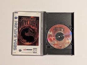 Midway Mortal Kombat Trilogy Sega Saturn Fighting Game Manual Included