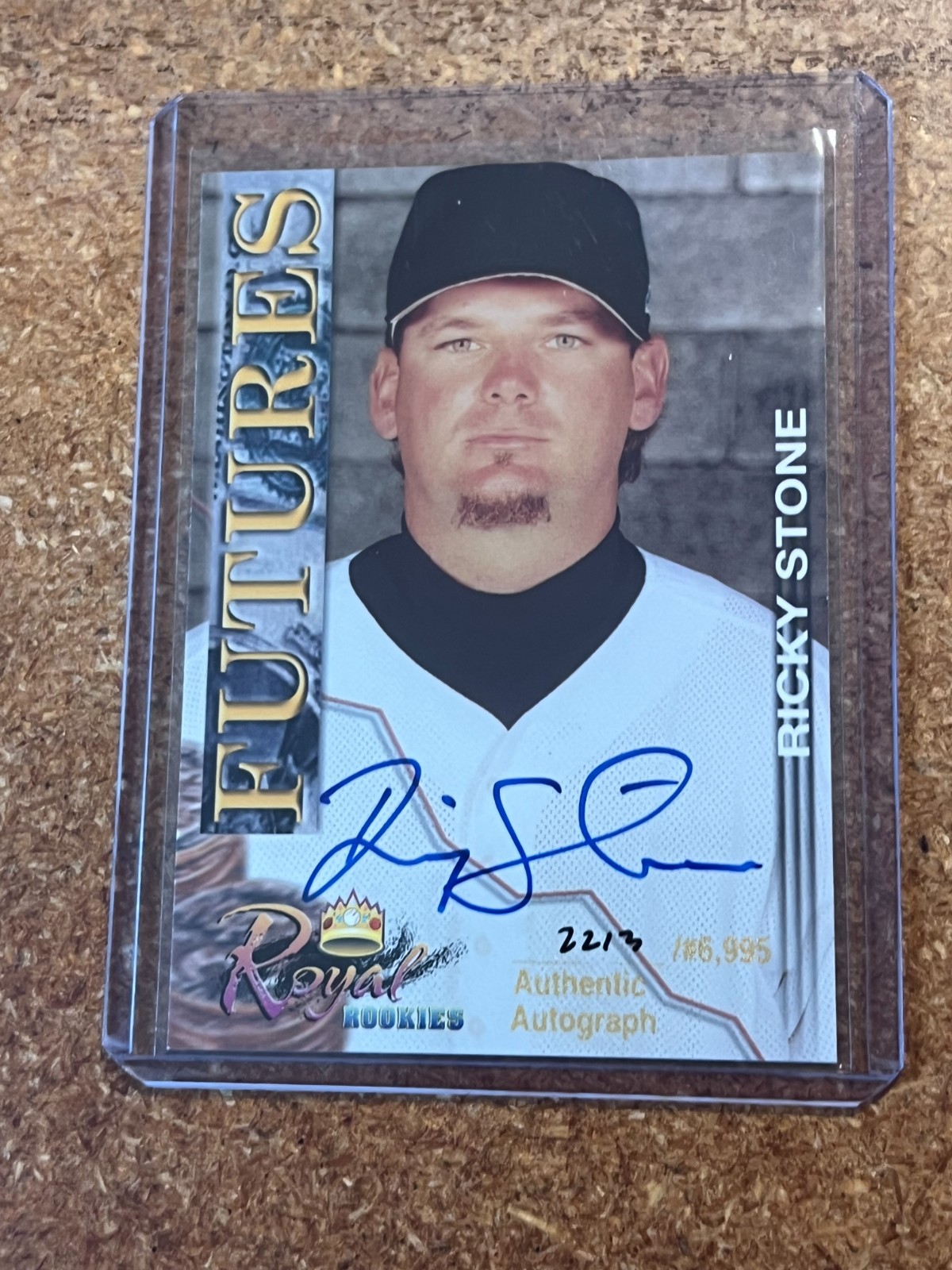 2001 Royal Rookies Futures # 27 Ricky Stone 2213/6995 Autograph