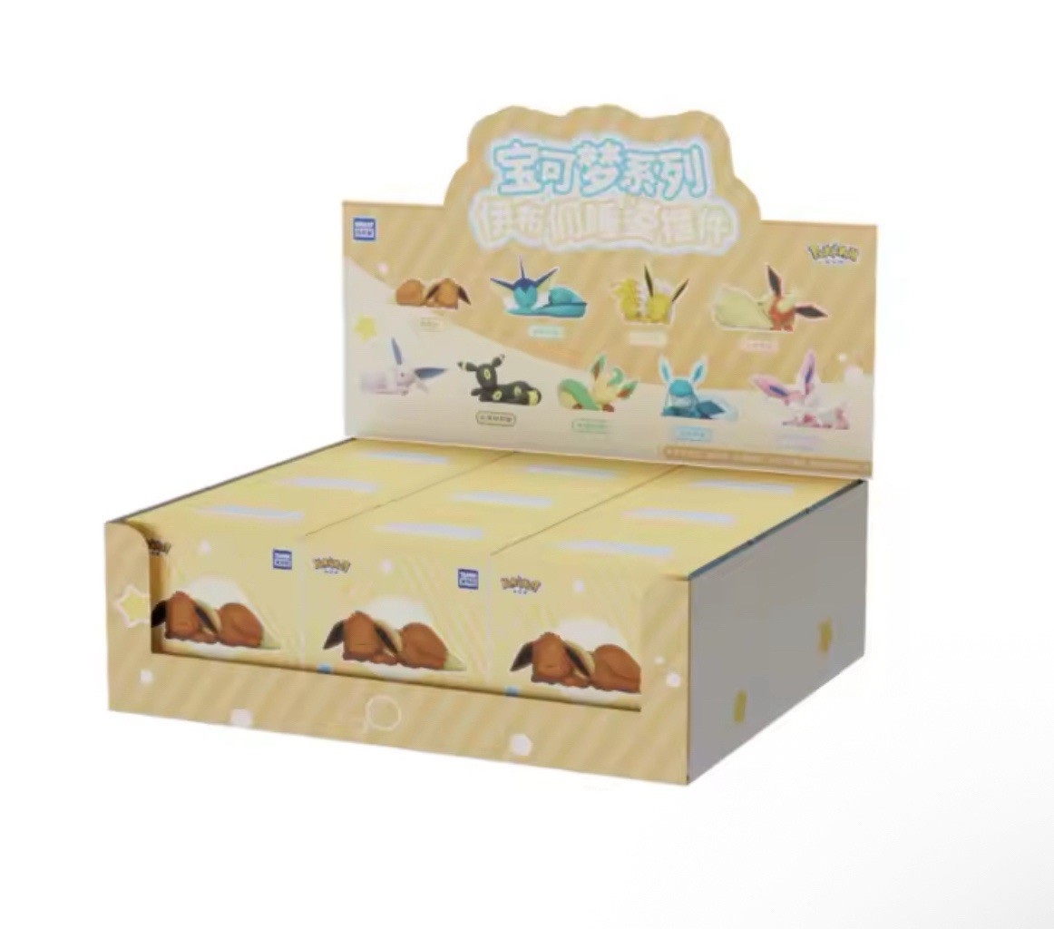 TOPTOY Eevee Sleeping Position Series Blind Box Pokemon (Complete