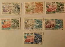 FRANCE 1981 - Conseil de l'europe - 7 timbres Neuf