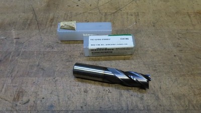 Widia 4fl M42 HSCo .7500'' endmill 3/4''x3/4''x1-5/8''x3-7/8'' TICN coat