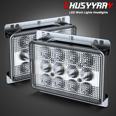 2x 60W LED Work Lights Headlights For Deere Tractor AL152328 RE256444