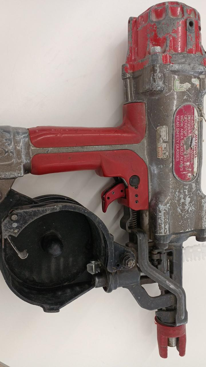 Max HN-120 High Pressure Concrete Pin Nailer SuperNailer Used w/ Box Tested