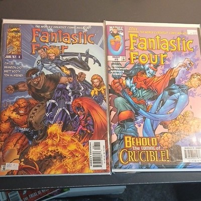 Fantastic Four Random Marvel Comics Lot Of 2