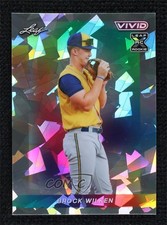 2023 Leaf Vivid Gray Crystals 7/9 Brock Wilken #57 1b9b