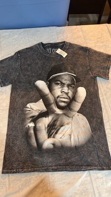 Ice Cube It Was a Good Day West Coast Rap Acid Wash Tee Size S
