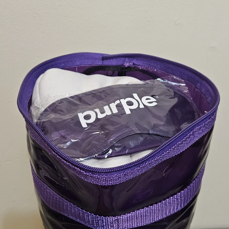 Almohada Púrpura Original Estándar 22x16 Gelflex Rejilla Hexagonal Enfriamiento con Estuche de Transporte Foto 2 de 4