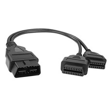 16 Pin OBD2 OBDII Extension Cable 1FT/30CM Car Diagnosis Cable OBDII Right