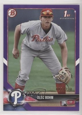 2018 Bowman Draft Purple 7/250 Alec Bohm #BD-25 1kk