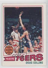 1977-78 Topps White Back Doug Collins #65 HOF 0d2