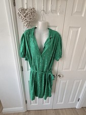 Monsoon XL Green Belted Shirt Dress/Tunic