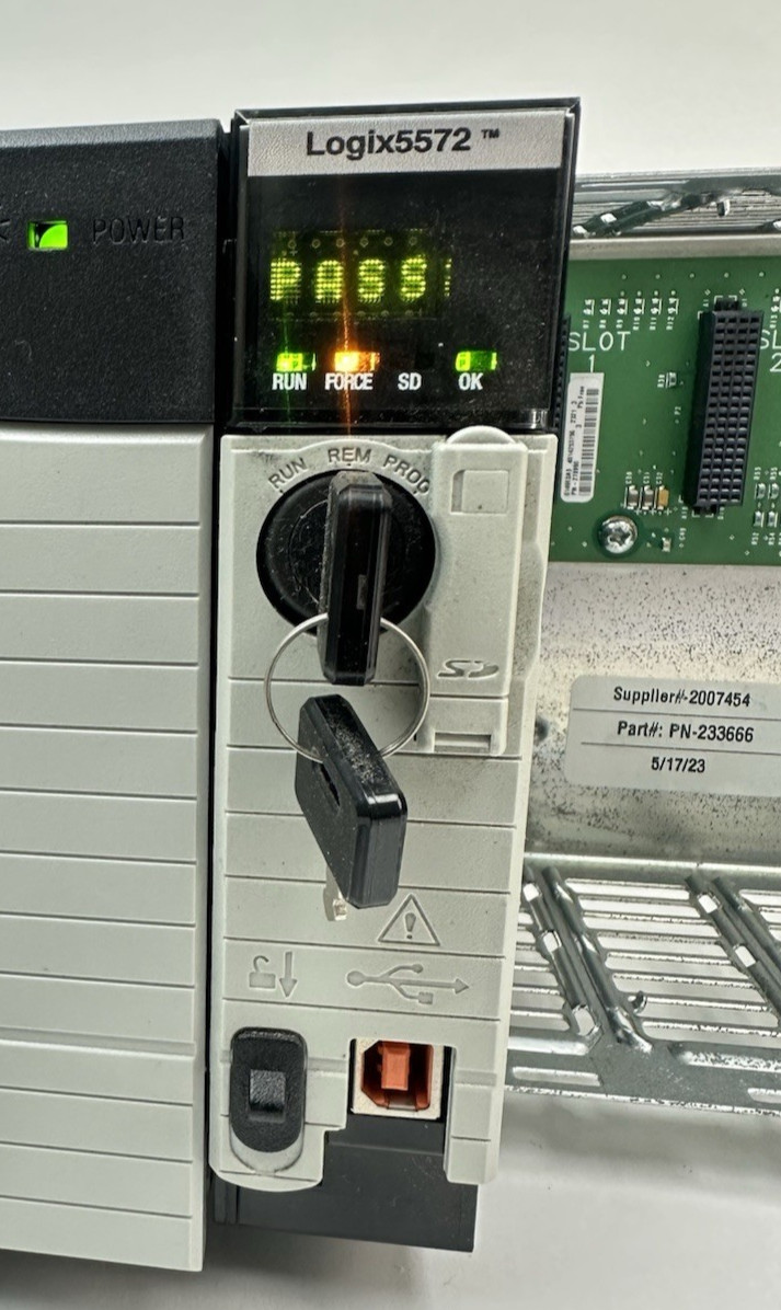 Allen Bradley 1756-L72 /B ControlLogix 5572 4MB Memory Controller