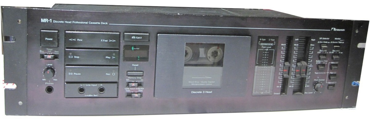 Nakamichi MR-1 Professional 3 head Cassette Deck XLR fully