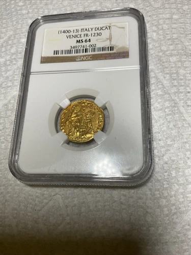 RARE (1400-13)  ITALY GOLD DUCAT VENICE FR-1230 NGC MS64 PRICE DROP !!
