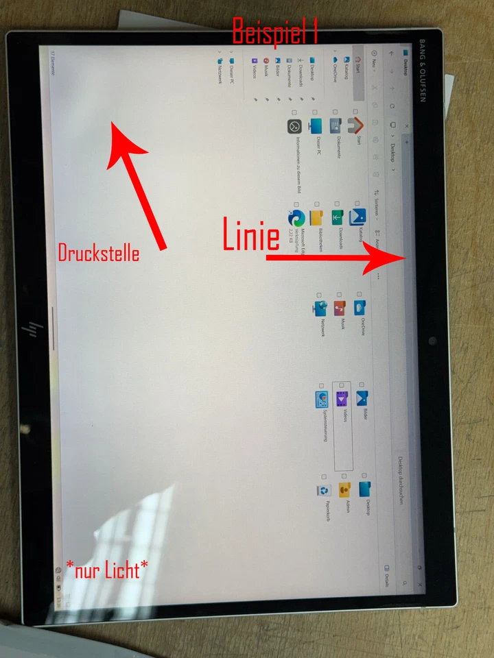 HP Elite X2 G4 13 Zoll Tablet i5 8265U 16GB 256GB WUXGA WIN11 (CAM DEFEKT) - Bild 2 von 3
