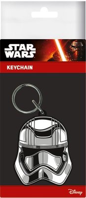 Gummi Schlüsselanhänger STAR WARS 7 - Cpt. Phasma - Force Awakens Rubber Keyring