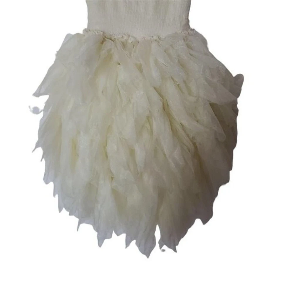 Vestido Ooh La La Couture Champagne Swarovski Devin Alto Bajo Niñas Talla 8 Niñas Foto 3 de 4