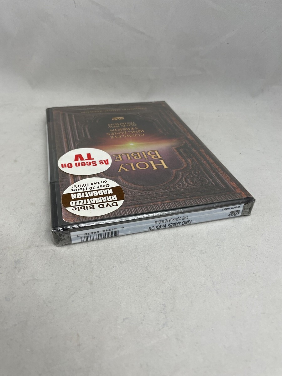 Holy Bible Complete King James KJV Old New Testament 2 Disc Set  