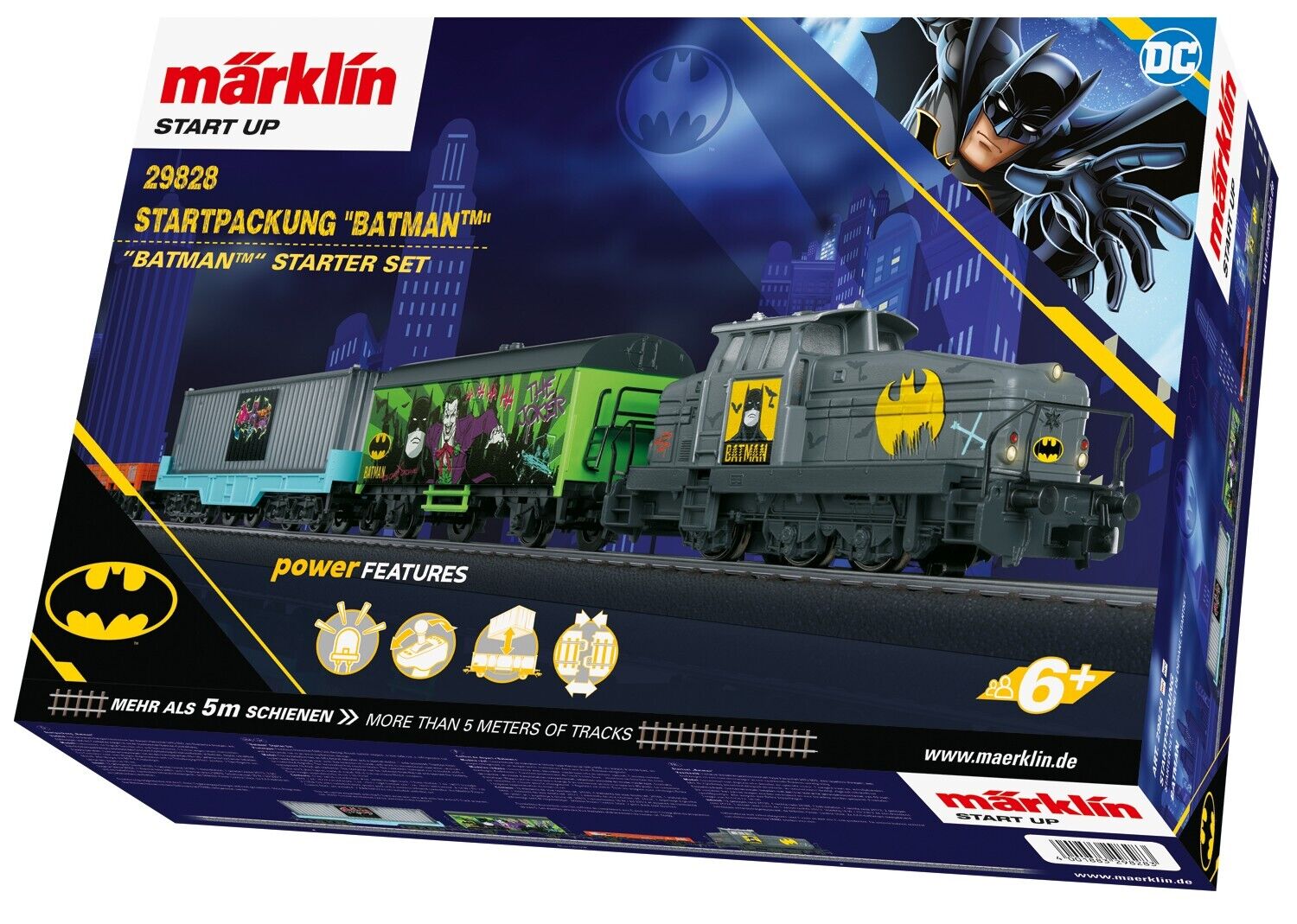 HO Scale Trainset - 29828 - Märklin Start up - "Batman" Starter Set